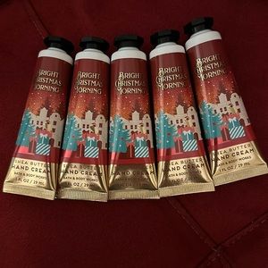 5pk BBW hand travel size Creams Bright Christmas Morning